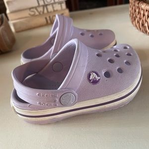 Toddler Crocs Purple Size 5